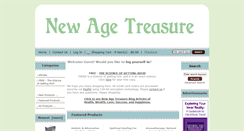 Desktop Screenshot of newagetreasure.com